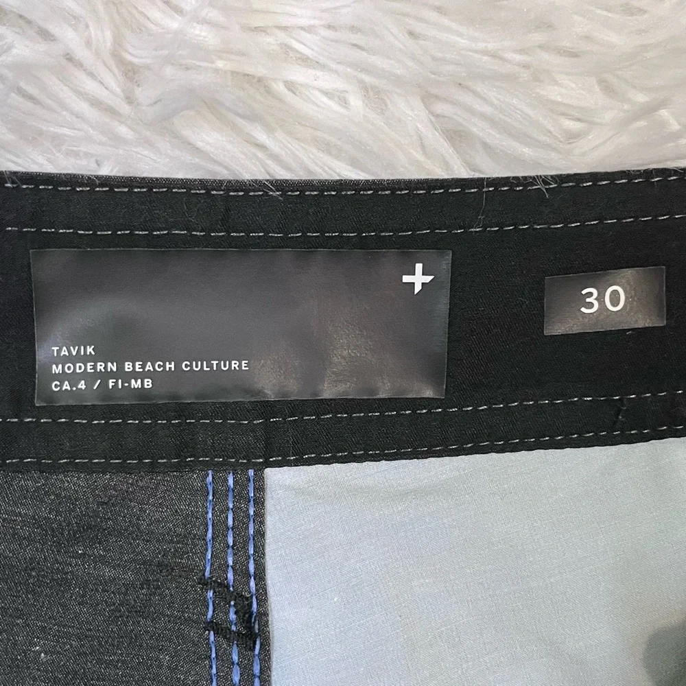 TAVIK Modern Beach Culture Men’s Blue Black Swim Board Shorts 30